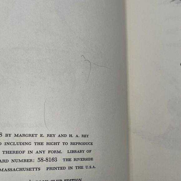 Curious George Flies a Kite - Margret Rey 1958 Weekly Reader Edition - Picture 10 of 15